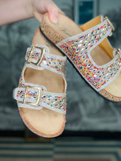 Ravenna Mirror Mosaic Sandals