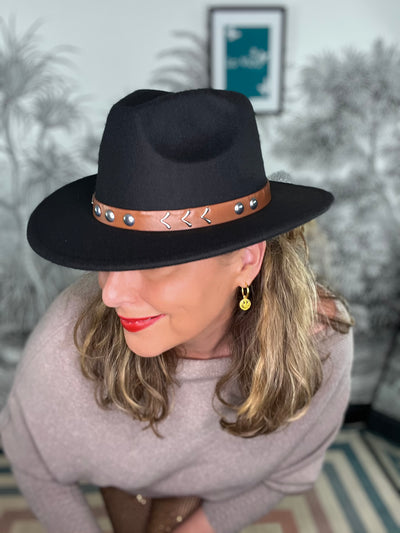 Davina Western Fedora Hat