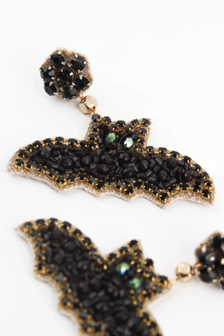 Flying Bat Earrings