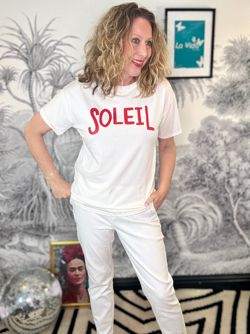 Soleil Graphic Back T-Shirt