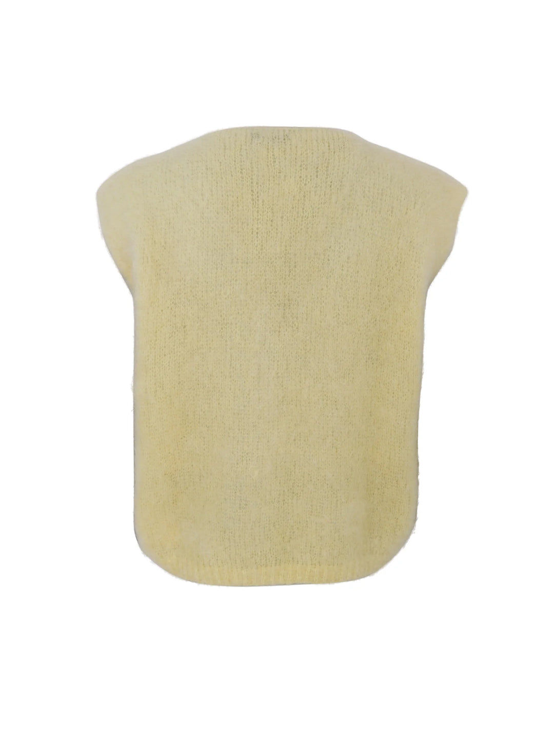 BJoerk Mohair Knit Vest with Diamante Buttons