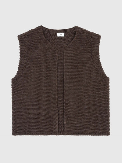 Legringou Sleeveless Open Cardigan