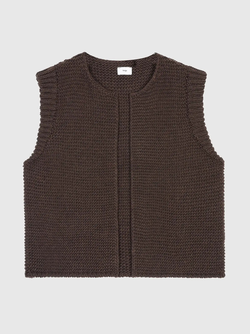 Legringou Sleeveless Open Cardigan