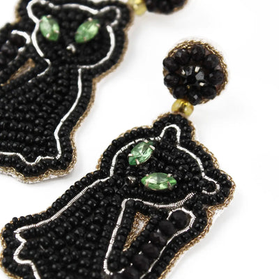 Black Cat Earrings