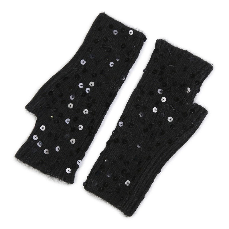 Sequin Fingerless Gloves