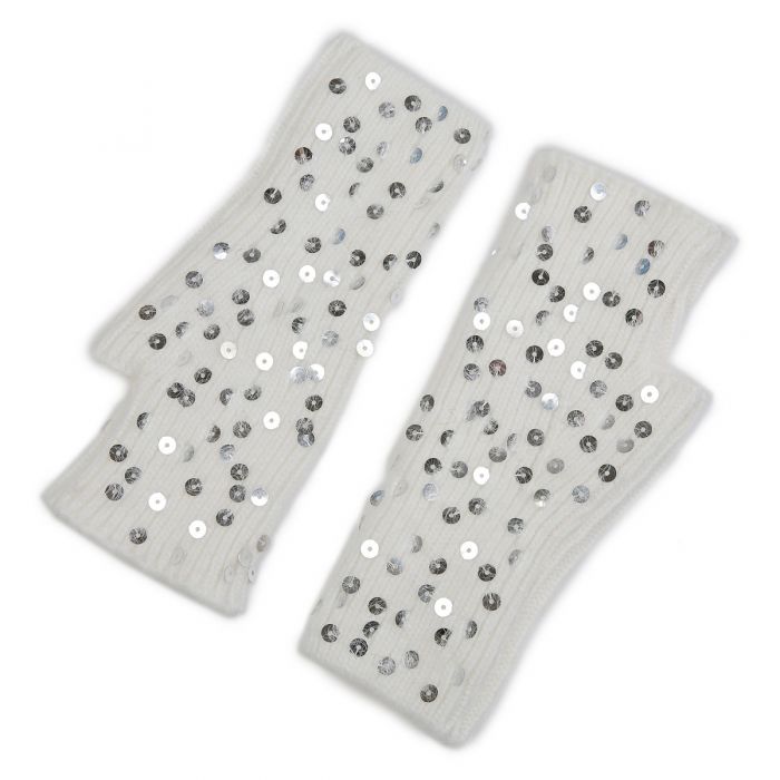Sequin Fingerless Gloves