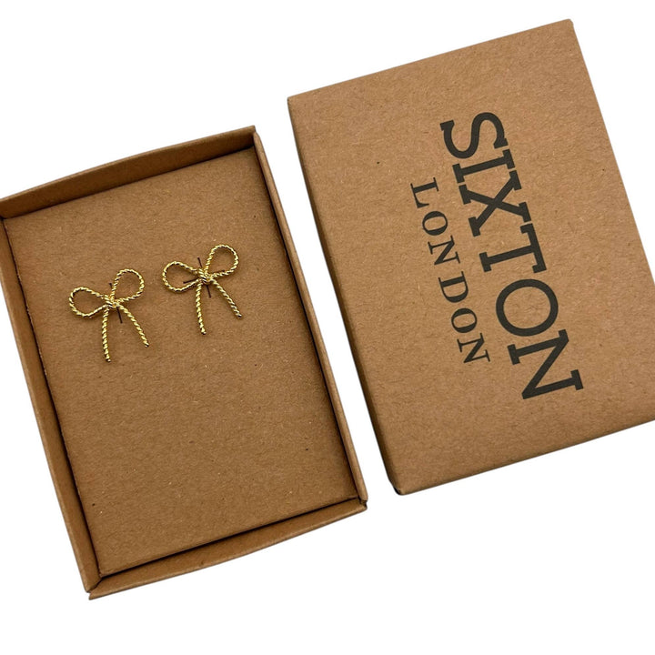 Beaded Bows earrings