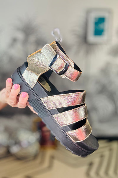 Moxie Triple Strap Chunky Sandals