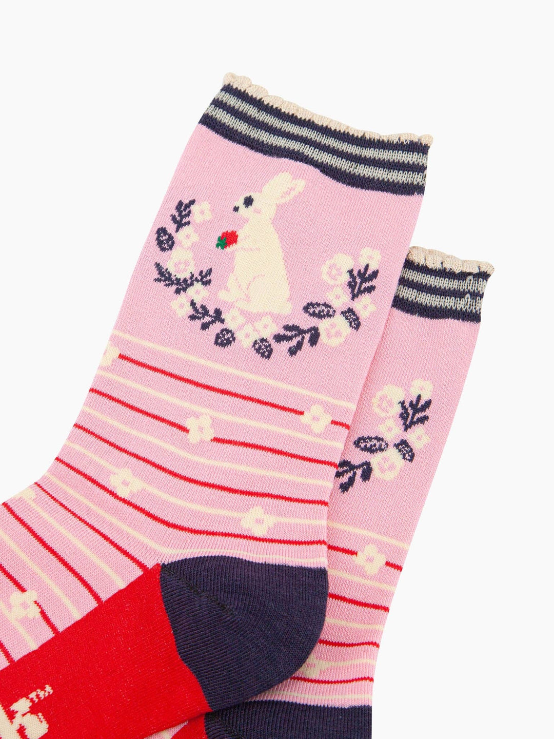 Pink Bunny Wreath Women&