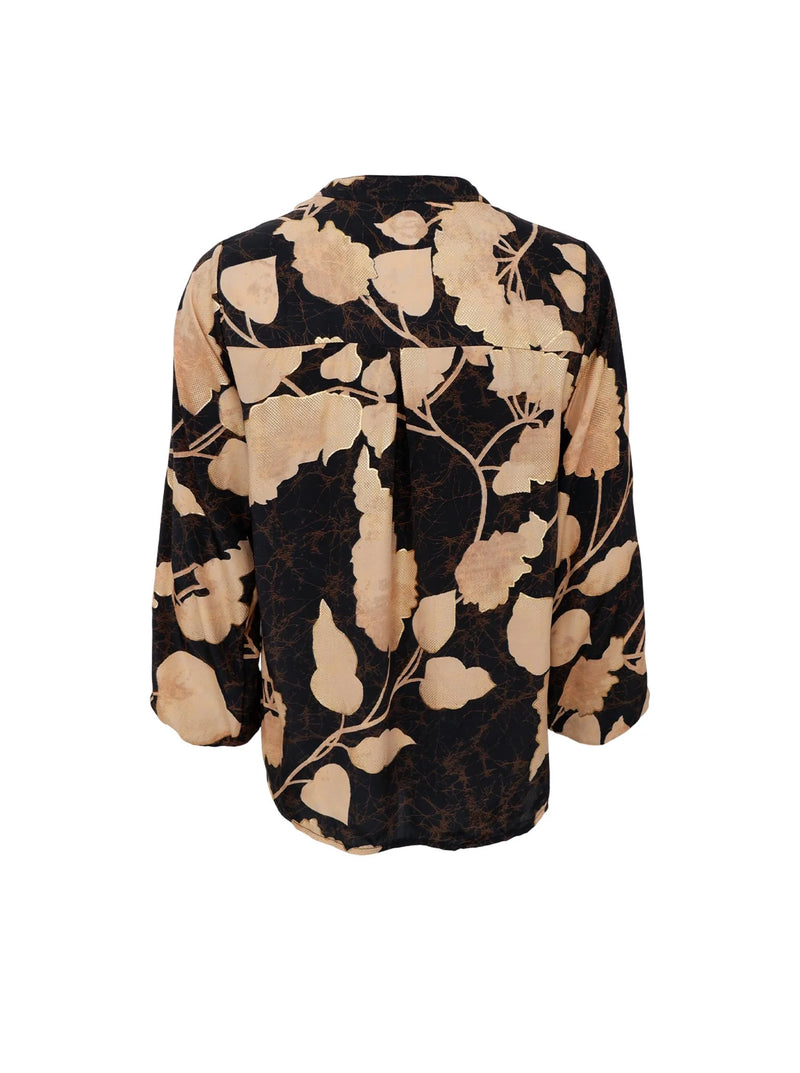 Luna Blouse in Fall Leaf