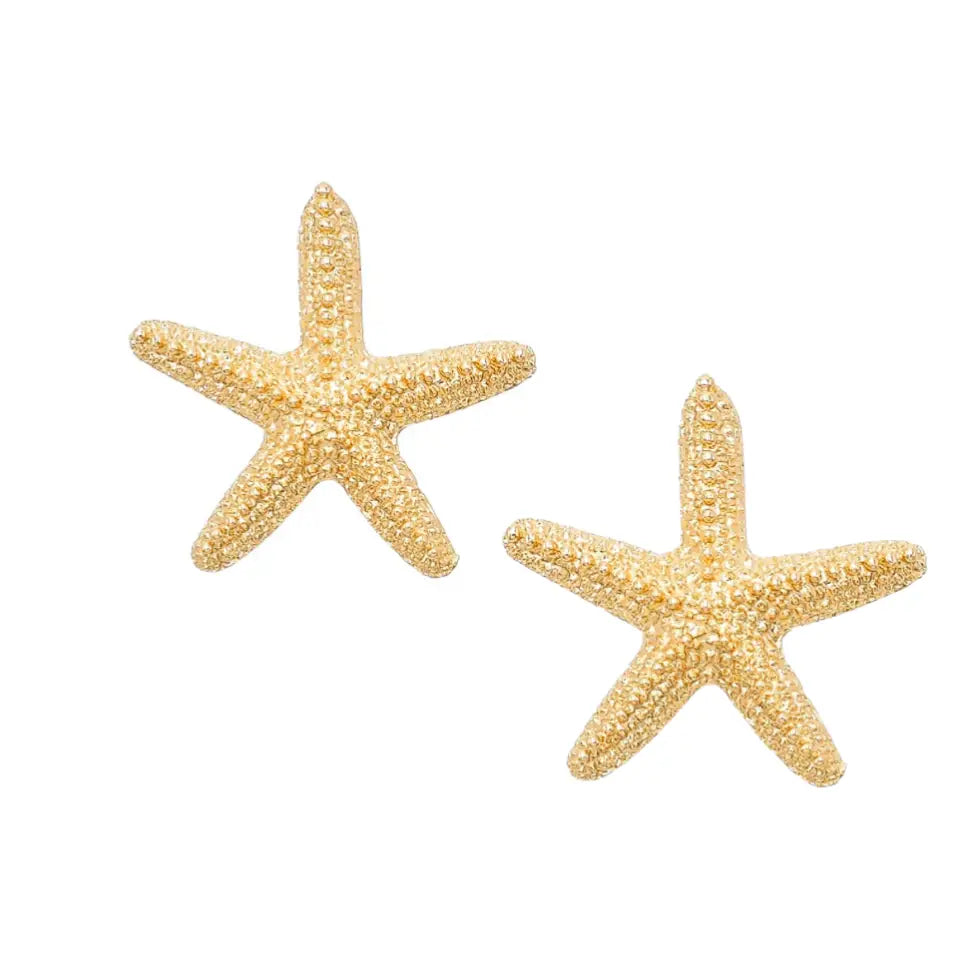 Statement Starfish Earrings