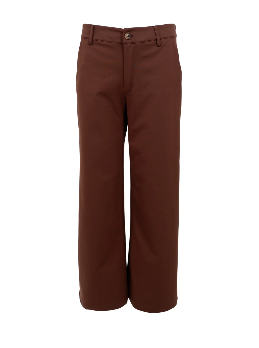 Davis casual box pant in Espresso Brown