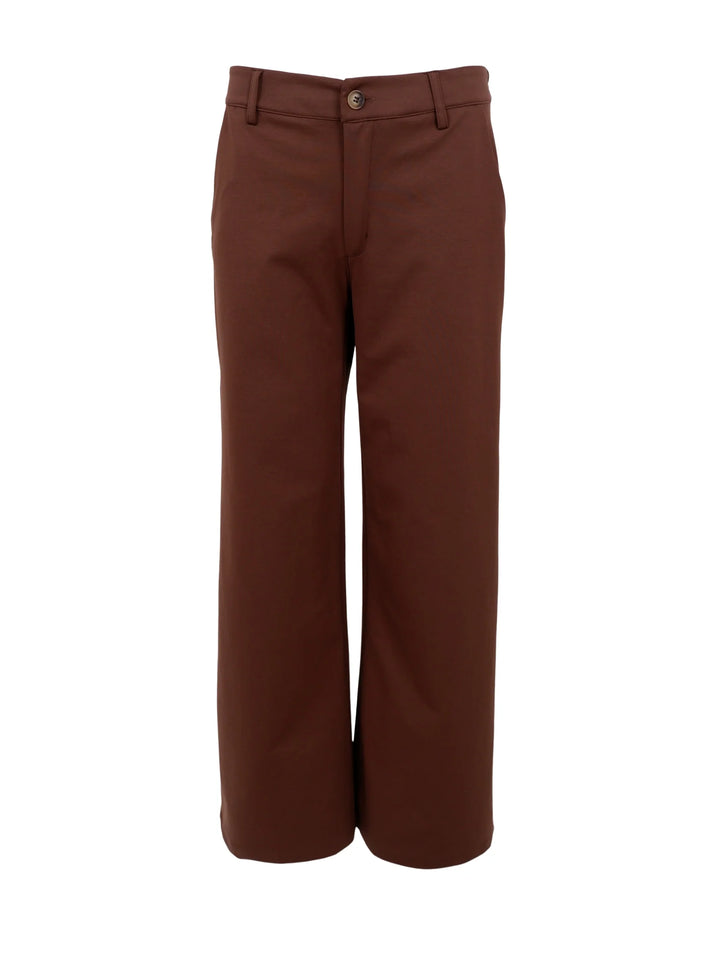 Davis casual box pant in Espresso Brown