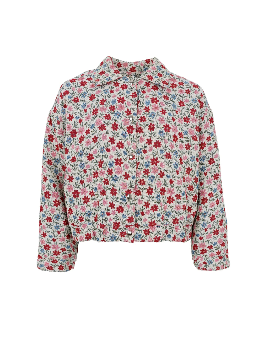 Fairy Rose Bomber Jacket in Summer Floral