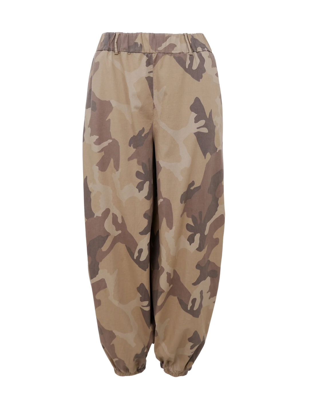 Ally balloon pant in Brown Camouflage