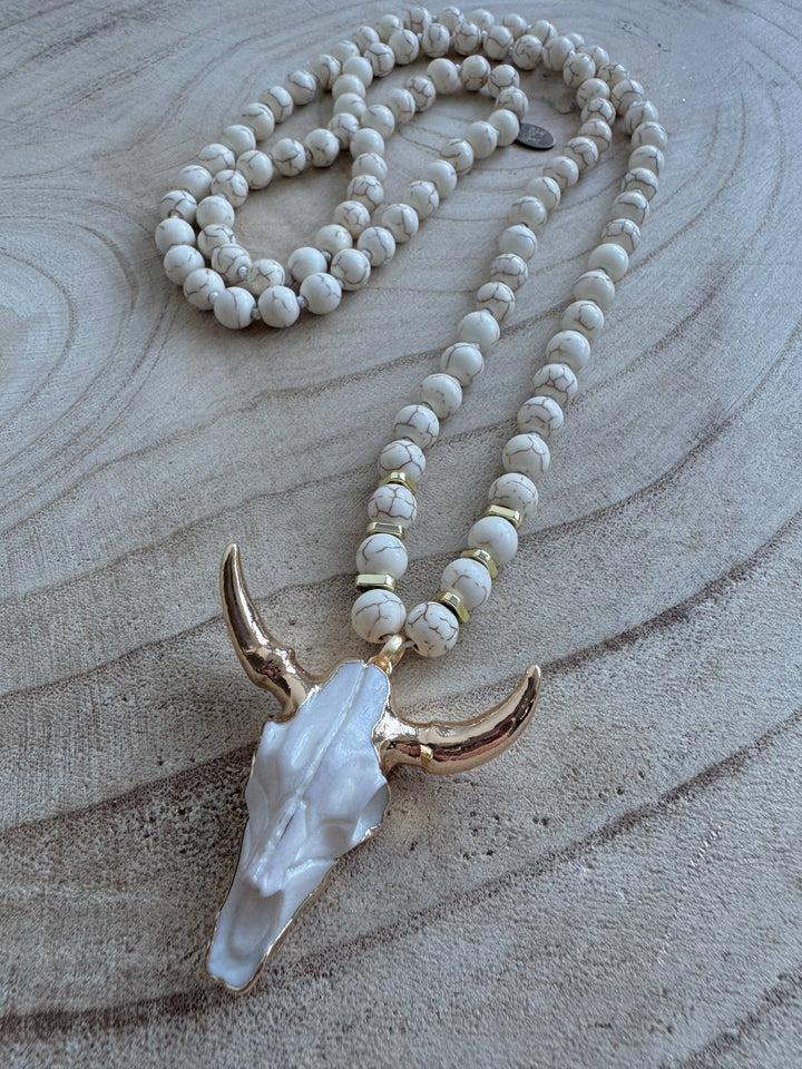The Cream Wildhorn Necklace