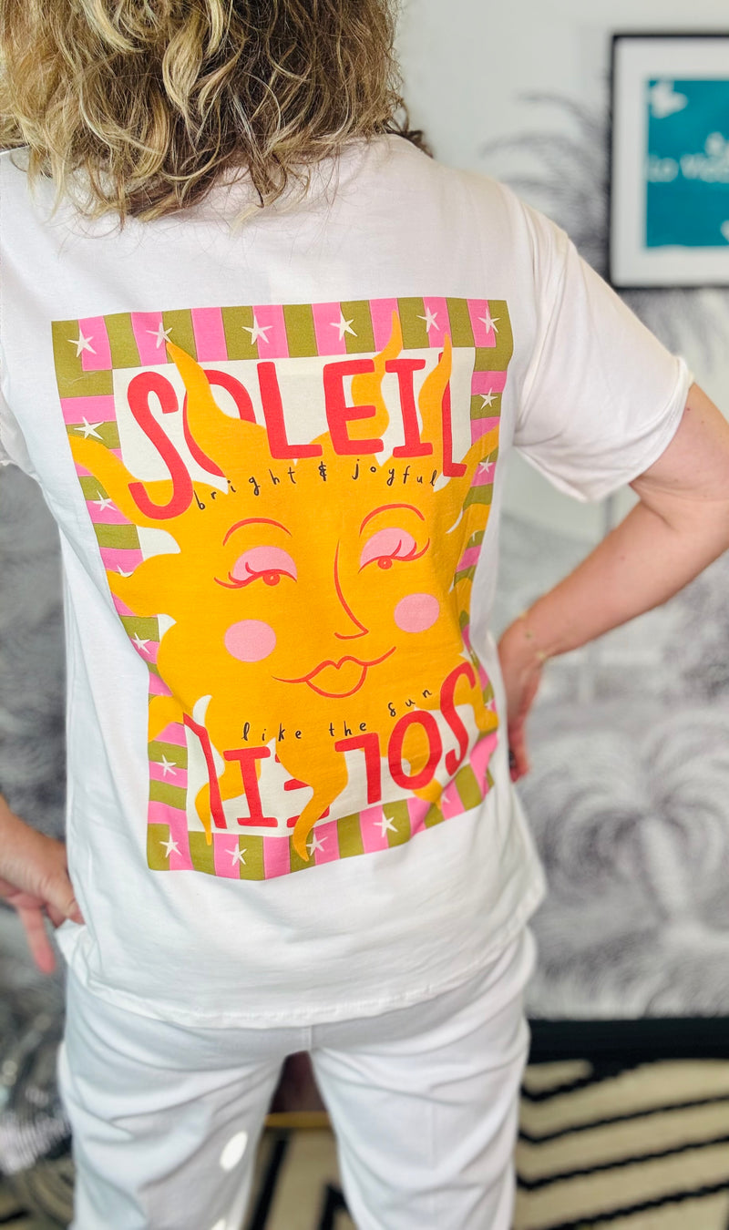Soleil Graphic Back T-Shirt