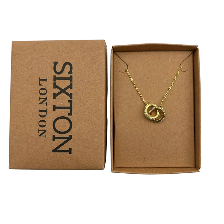 Sparkle Ring Pendant Necklace