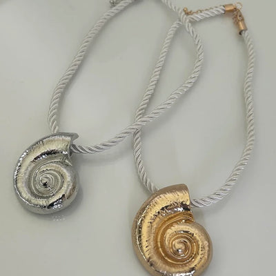 Seychelles Nautilus Statement Rope Necklace