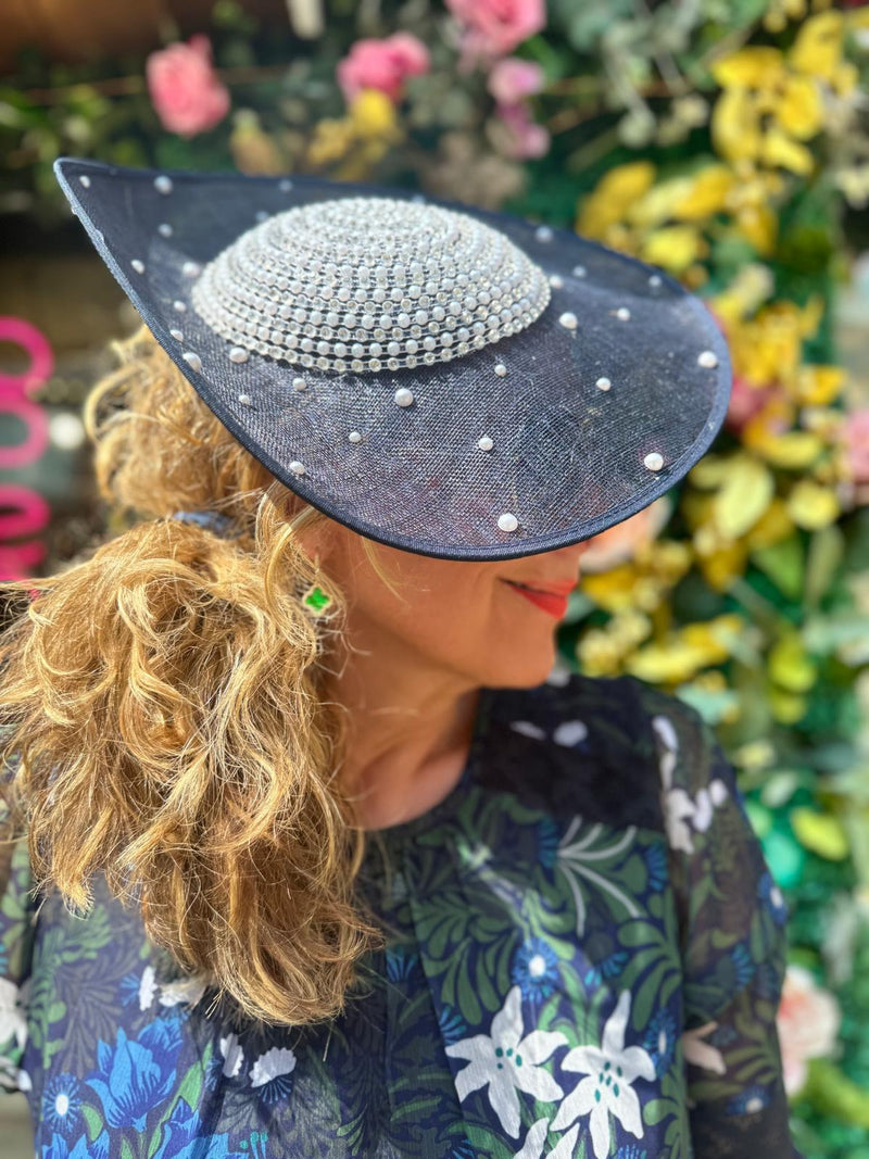 Pearl Embellished Wave Fascinator