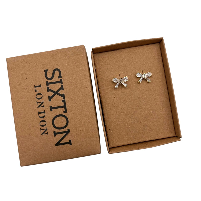 Sparkle Bow Earrings