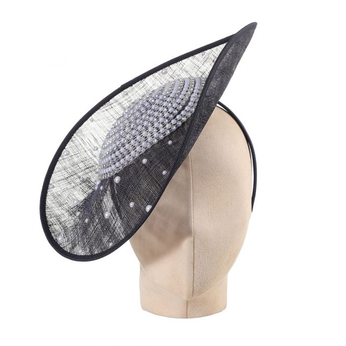 Pearl Embellished Wave Fascinator