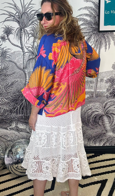 Crane Cobalt Kimono