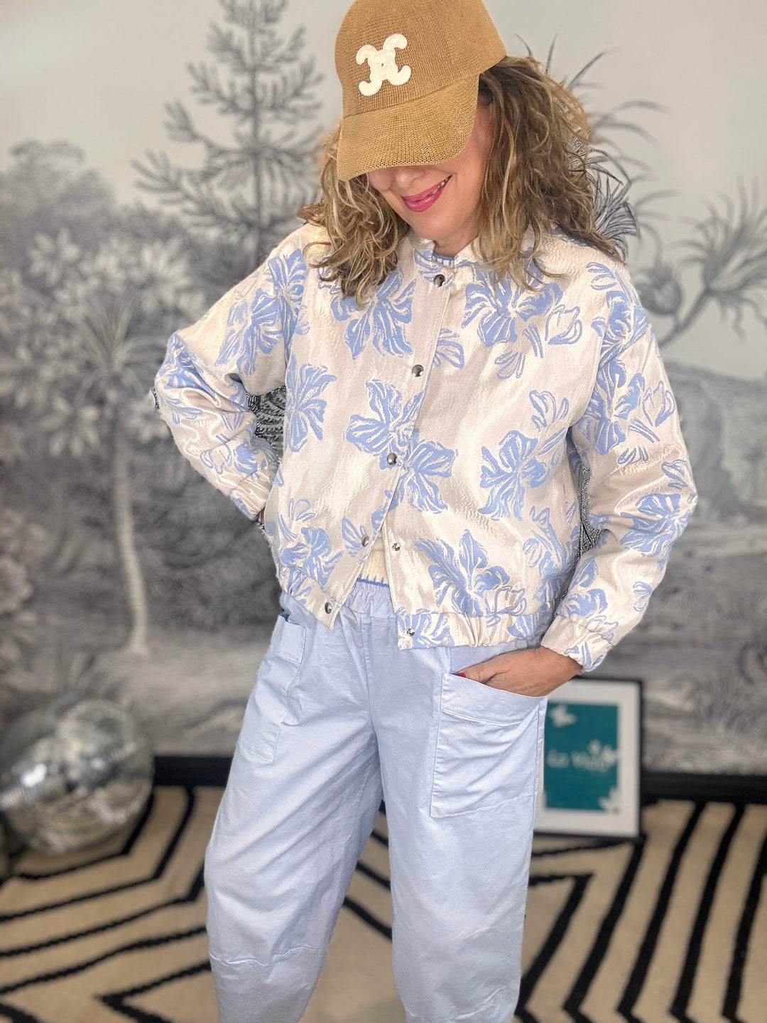 Jackline Bomber Jacket in Blue