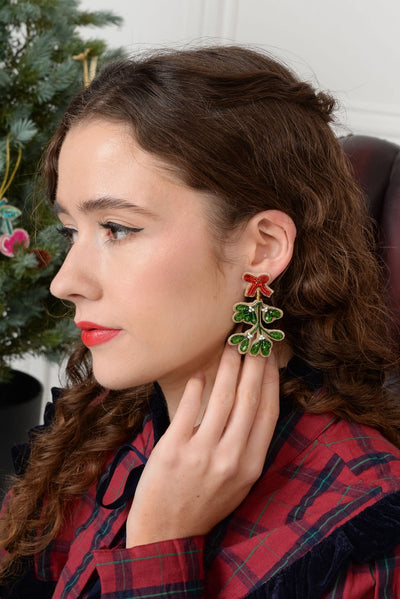 Mistletoe Earrings