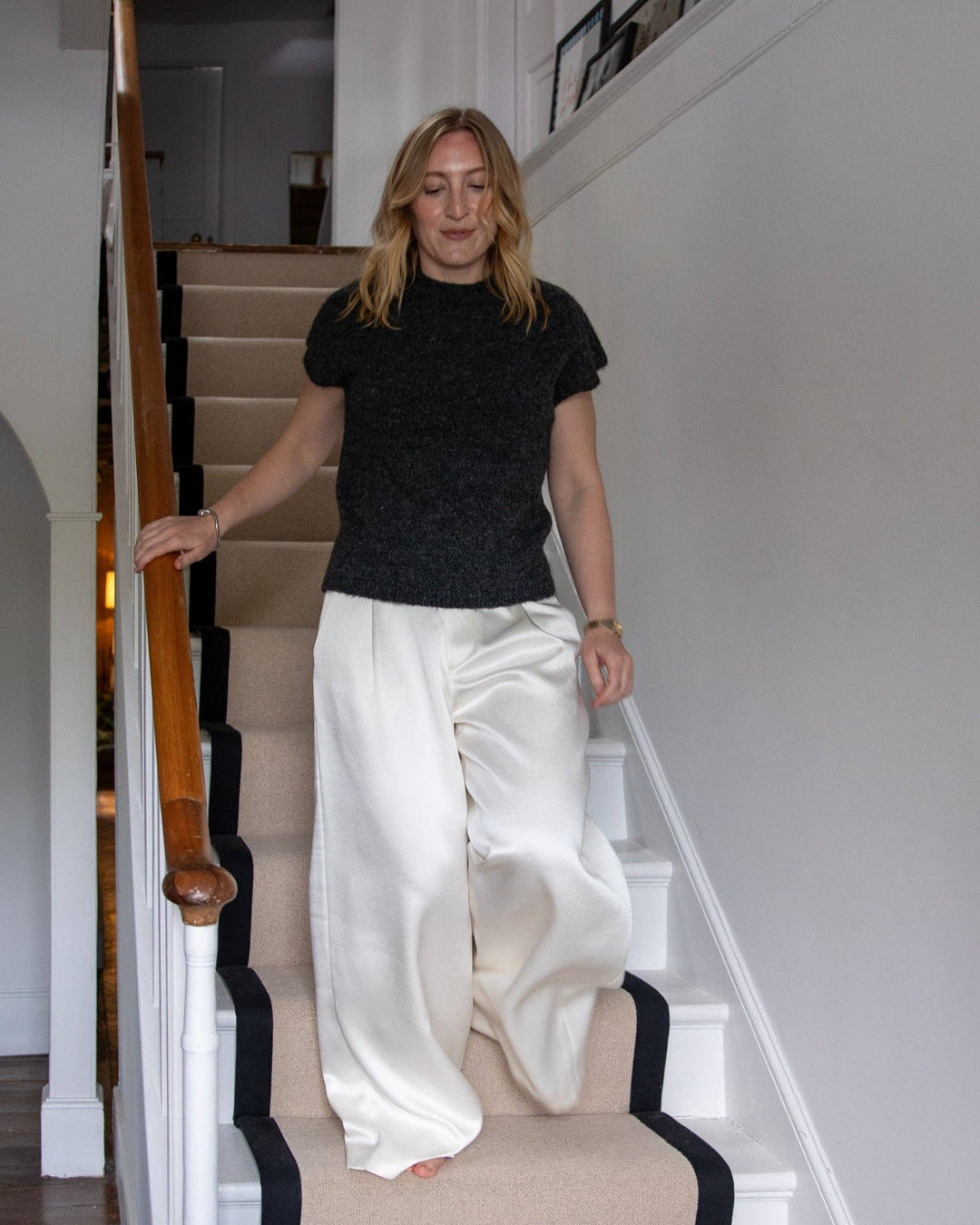 Jasmine Trouser | Ivory: M/L