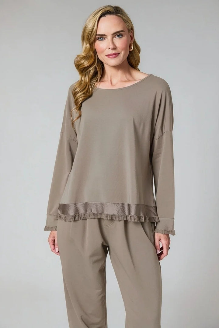 Briana Button Back Top