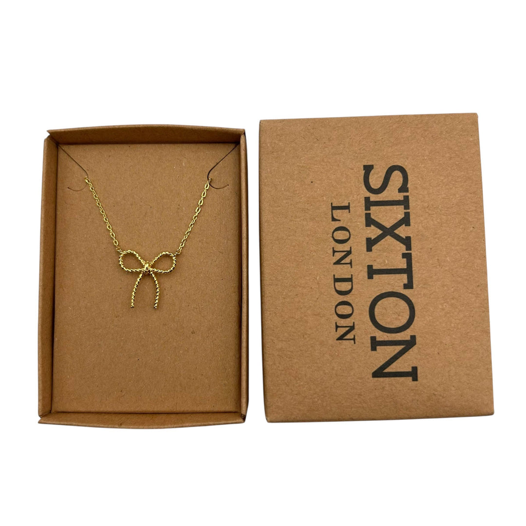 Beaded Bow necklace