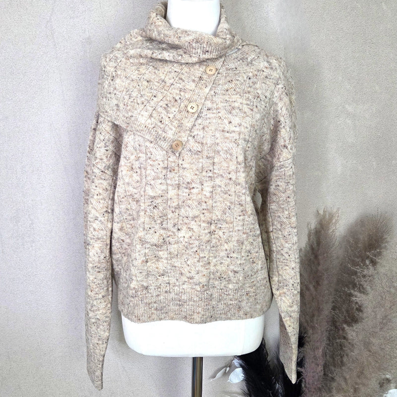 Grace Cable Knit Jumper with Snood