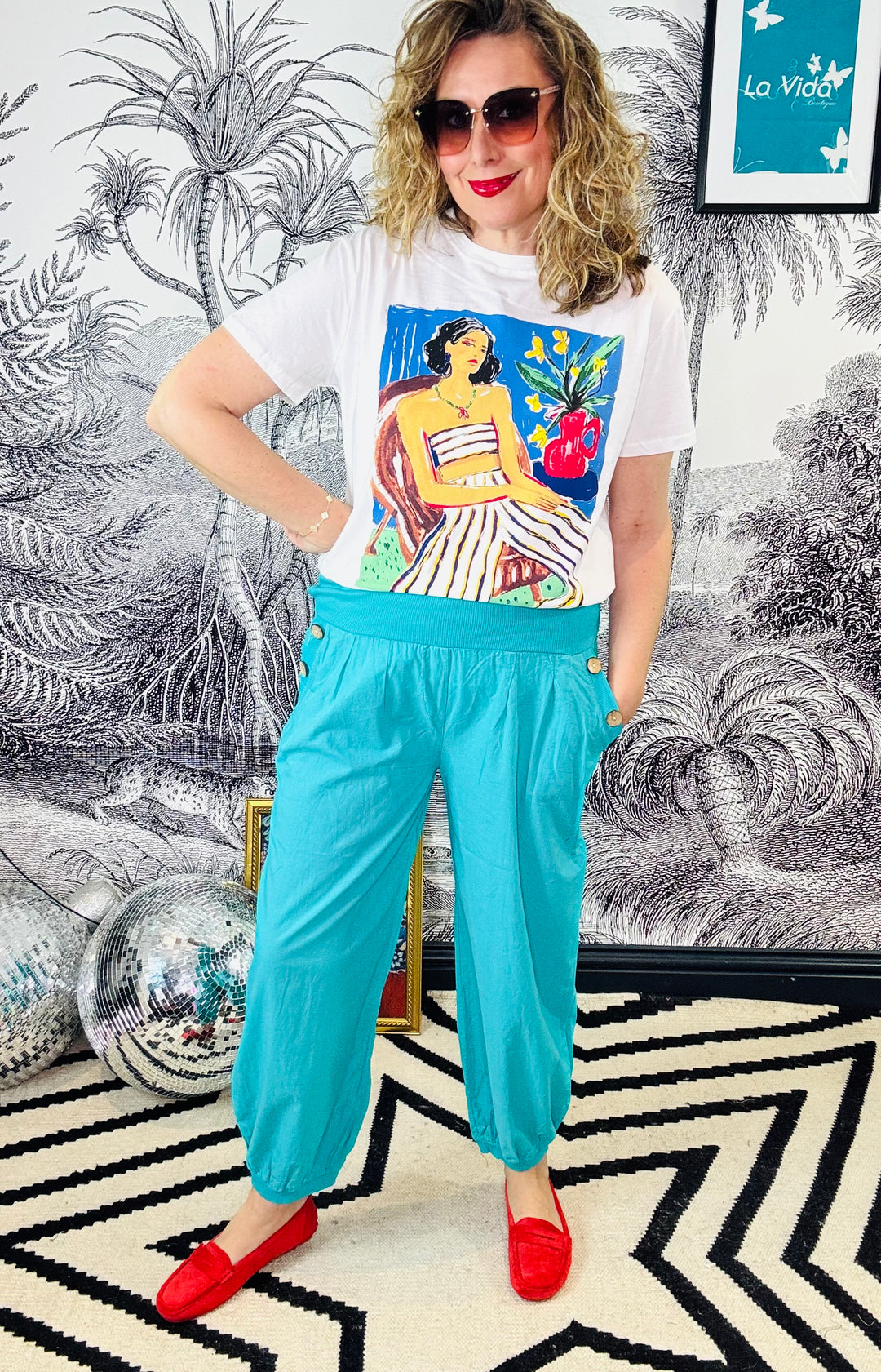 Donna Essential Summer Harem Trousers