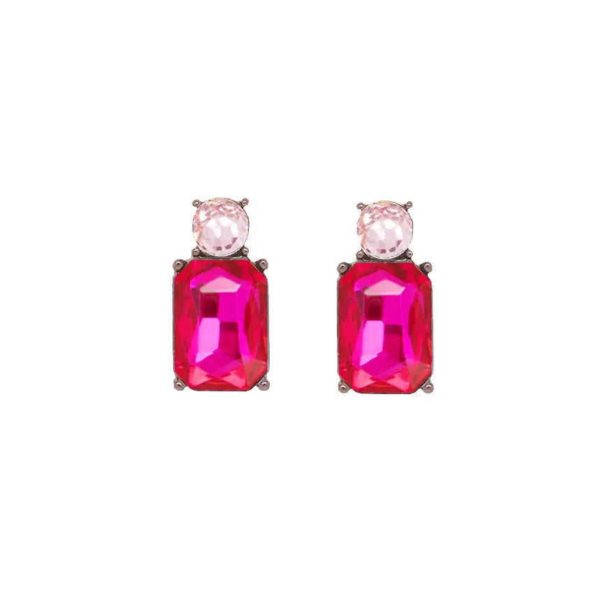 Mini Gem Stud Earrings