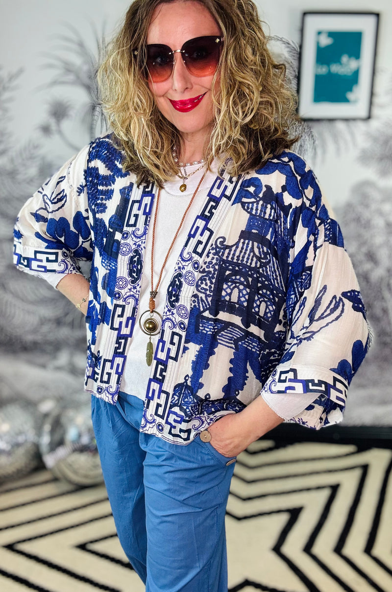 Giant Willow Blue Kimono