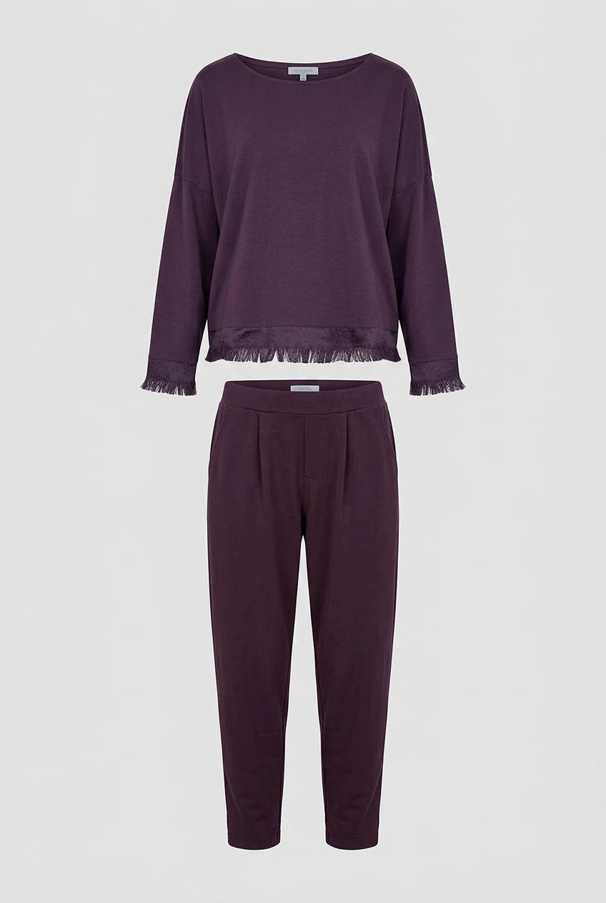 Barrel Leg Joggers Autumn Colours