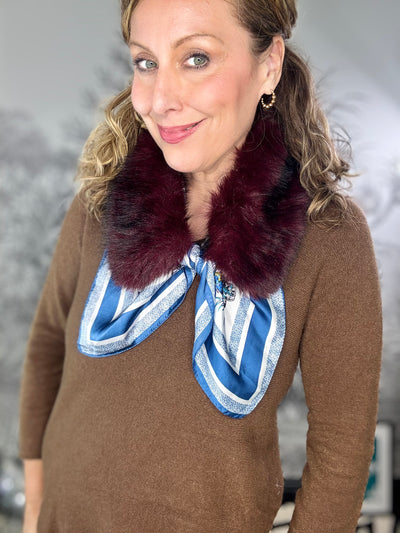 Ozara Faux Fur Collar & Scarf