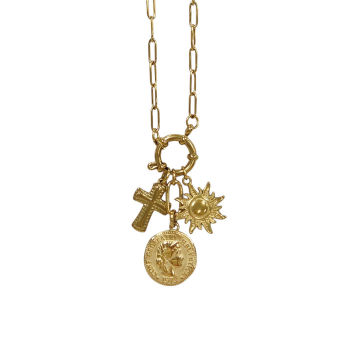 Good fortune charm necklace