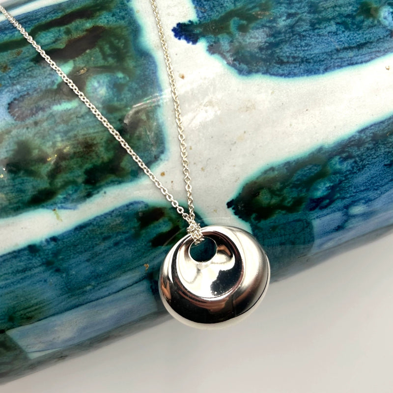 Retro Silver Pendant