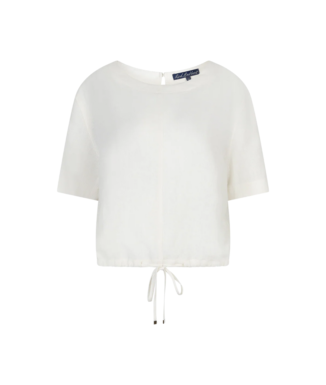 Skyler Top in Ecru Linen