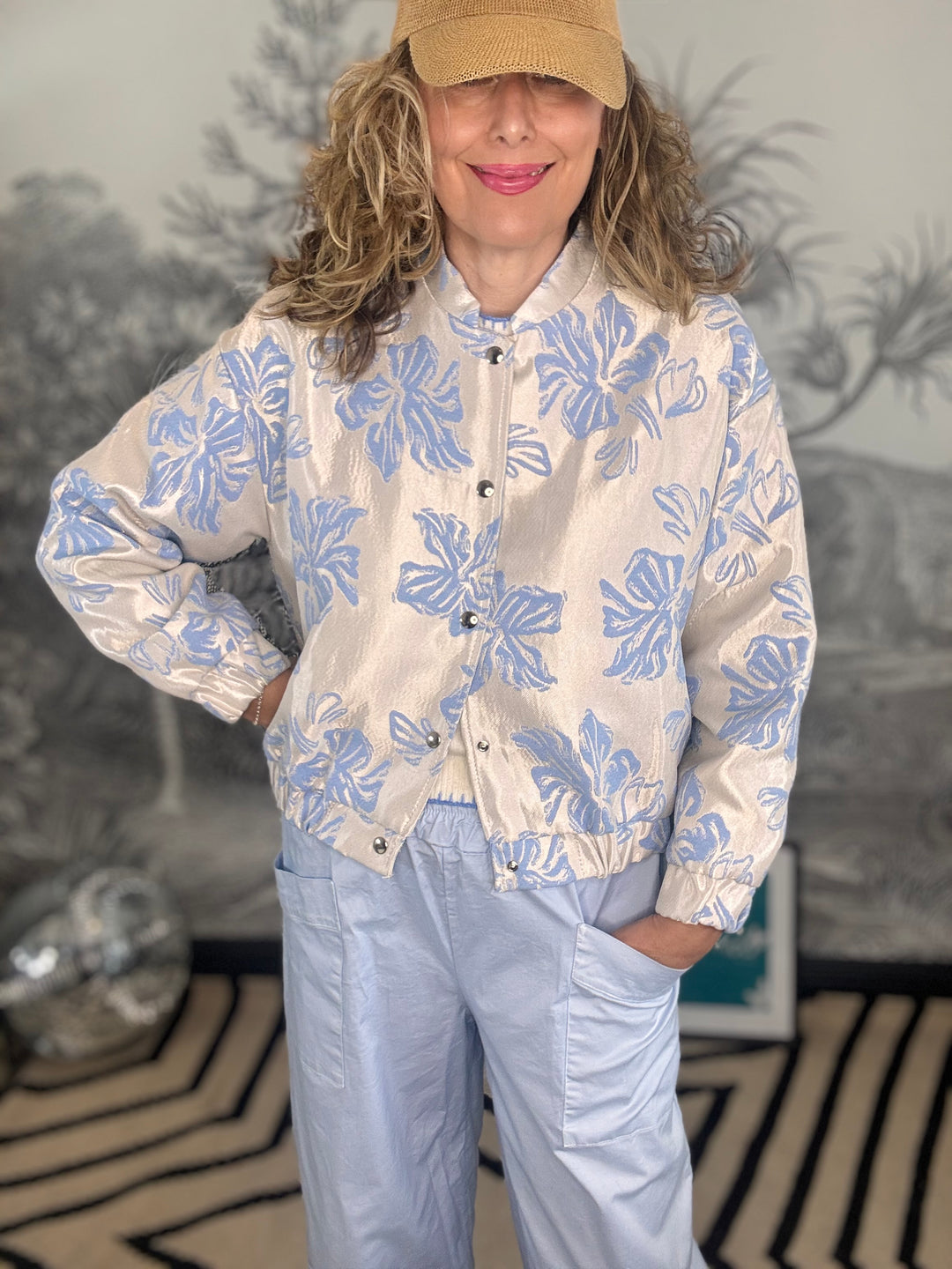 Jackline Bomber Jacket in Blue