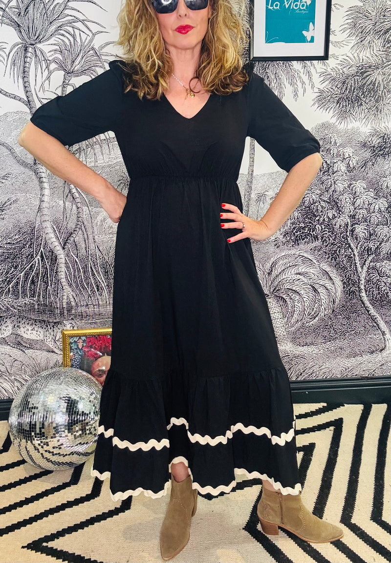Bianca Puff Sleeve Maxi Dress
