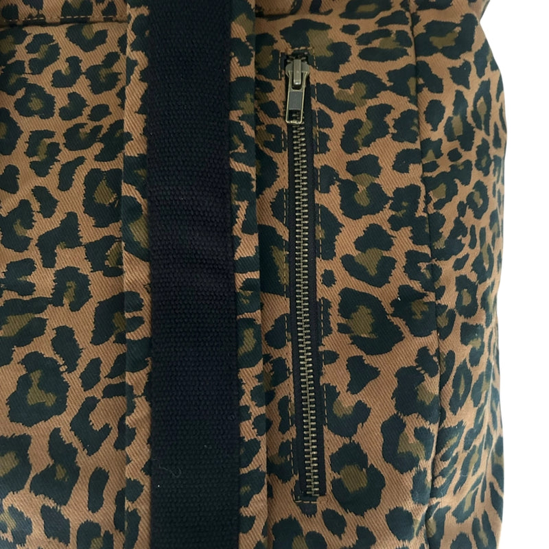Clovelly Backpack Tote Bag in Leopard