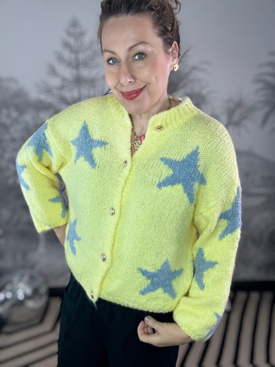 Pixie Star Knit Cardigan