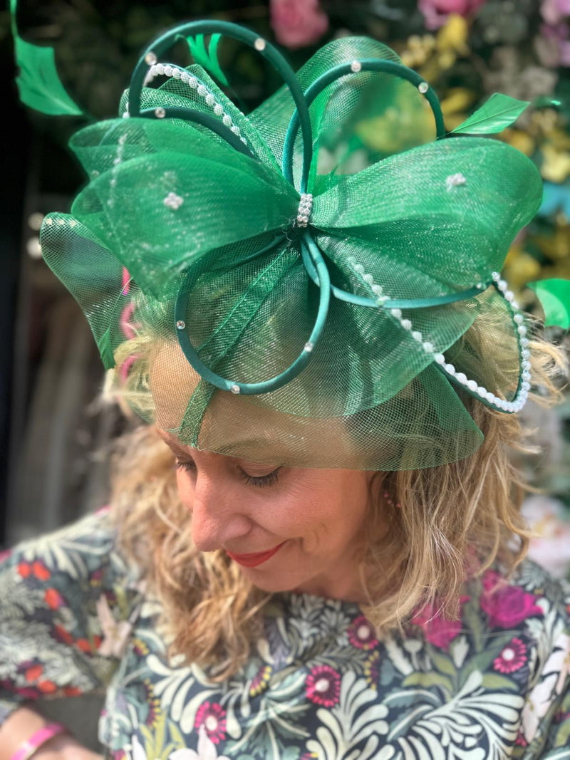 Pearl & Diamante Fascinator