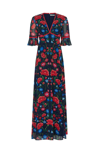 Suri Frill Sleeve Maxi Dress