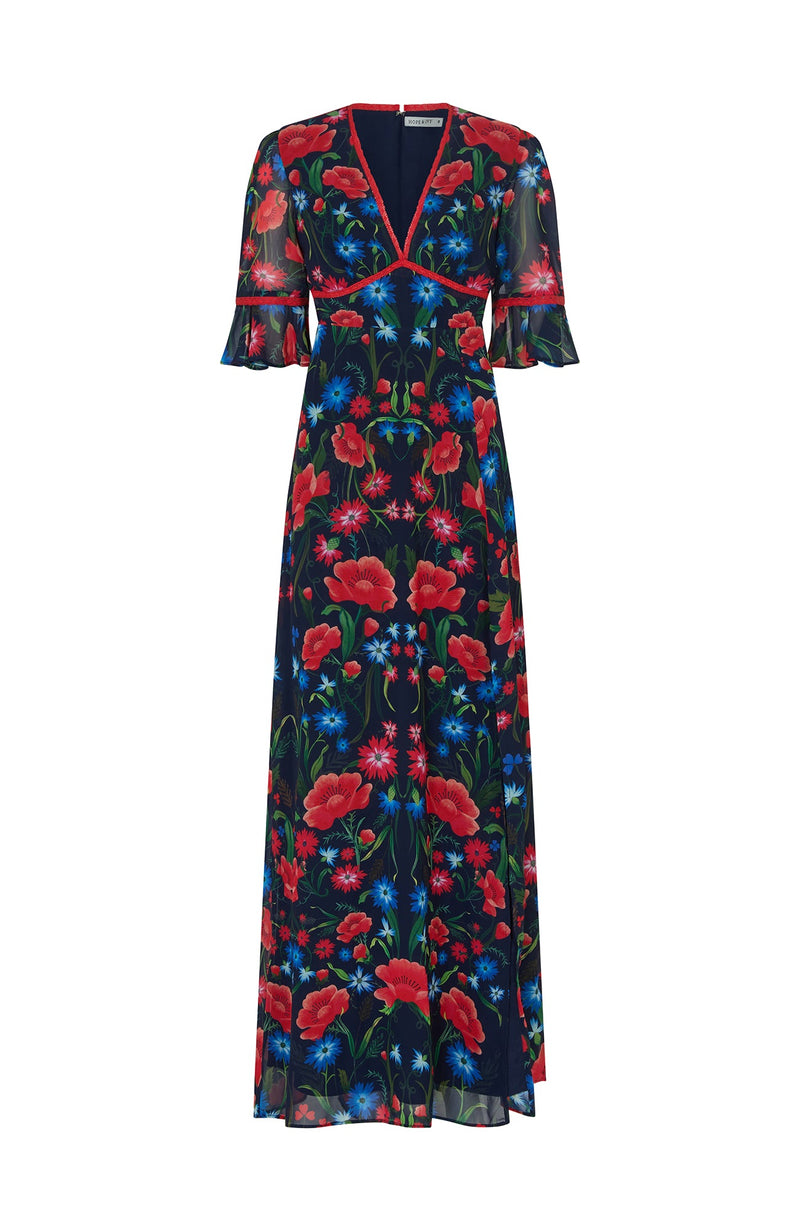 Suri Frill Sleeve Maxi Dress