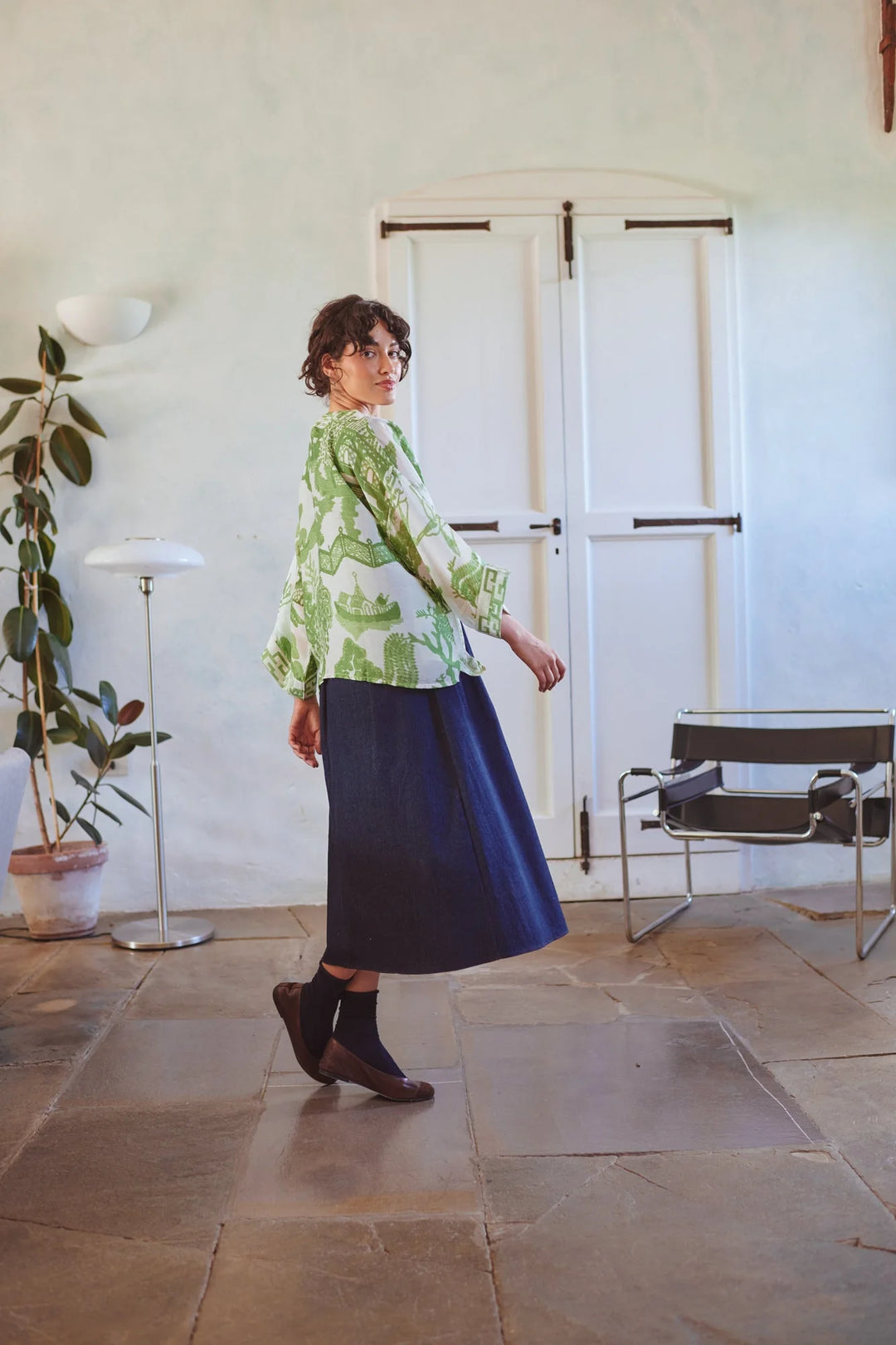 Giant Willow Green Kimono