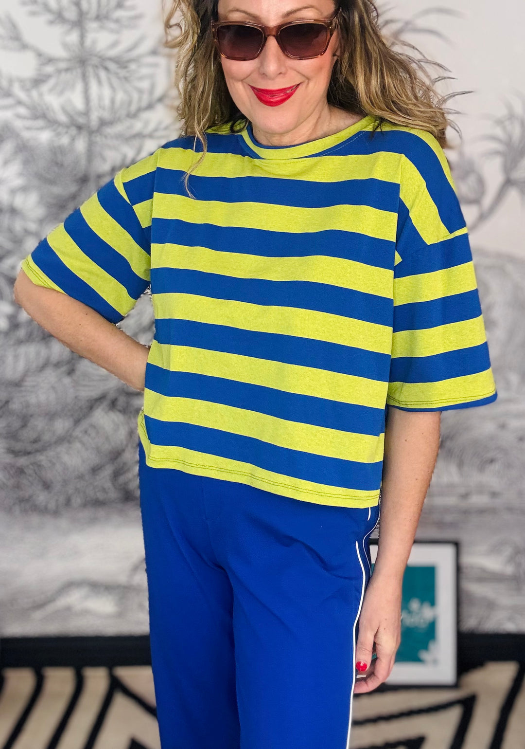 Wendy Wide Stripe Tee